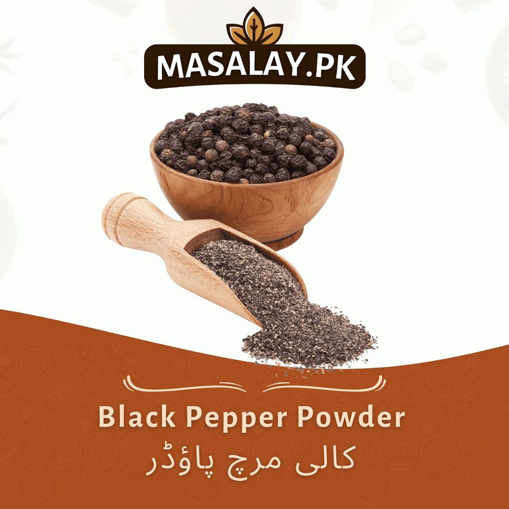 Bold Black Pepper Powder - Pungent & Aromatic Spice