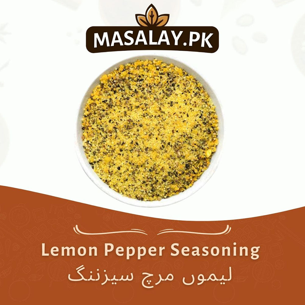 Zesty Lemon Pepper Seasoning - Bright & Bold Flavor
